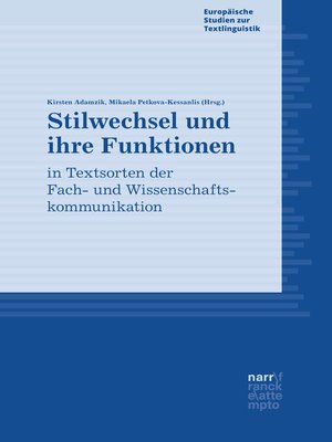 cover image of Stilwechsel und ihre Funktionen in Textsorten der Fach- und Wissenschaftskommunikation